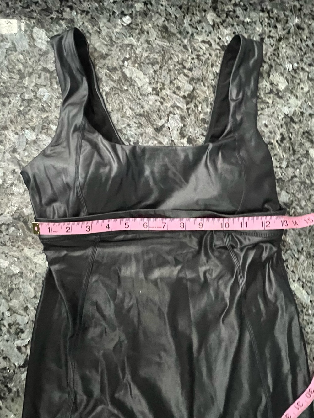 Fabletics large Motion365+ Shine Jumpsuit Black One Piece Unitard NWT - Picture 10 of 11